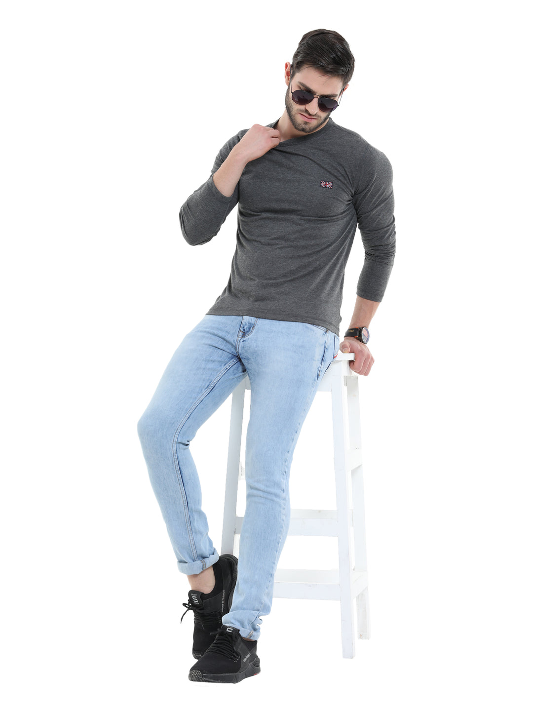 BU_09_Round_Neck_Long_Sleeve-Charcoal_Melange-6