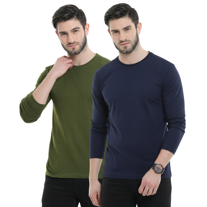BU_09_full_sleeve_t-shirt_pack_of_2(Olive,Navy)