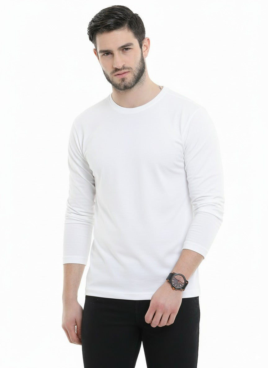 BU 09 full sleeve t-shirts-white