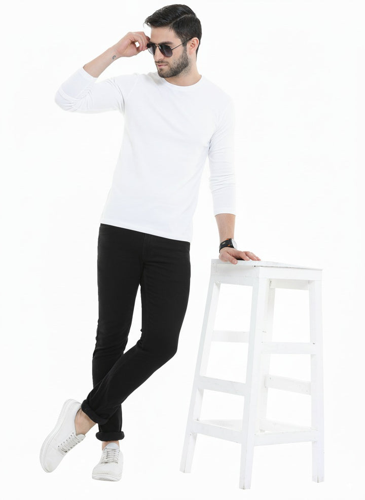 BU 09 full sleeve t-shirts-white