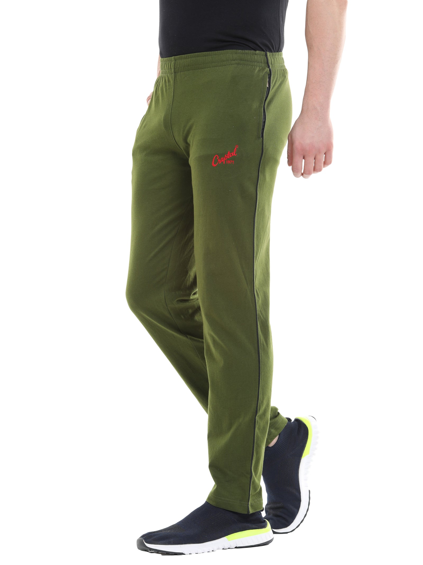 Basic Track Pant-Olive