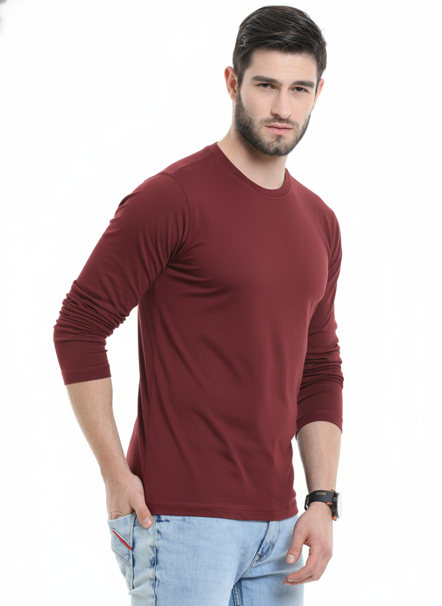 Bu 09 full sleeve -shirt -Red