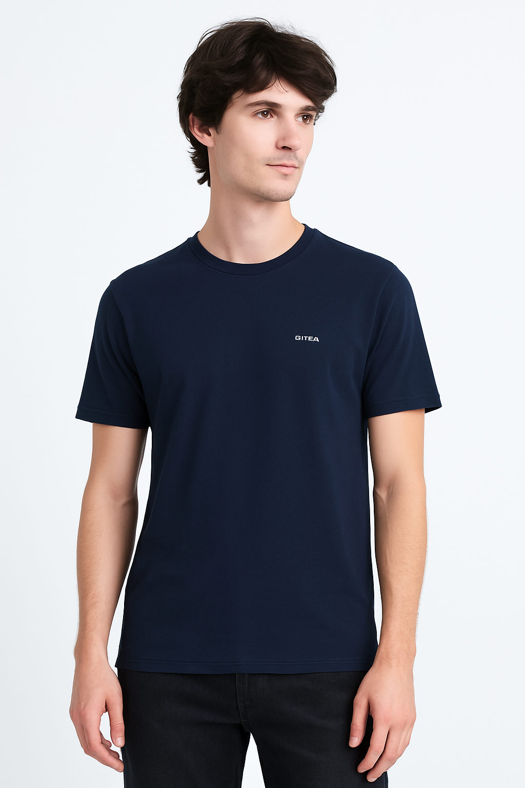 BU 07 Basic T- shirt  (Pack of 3) - (Navy,Royal Blue,Light Blue)