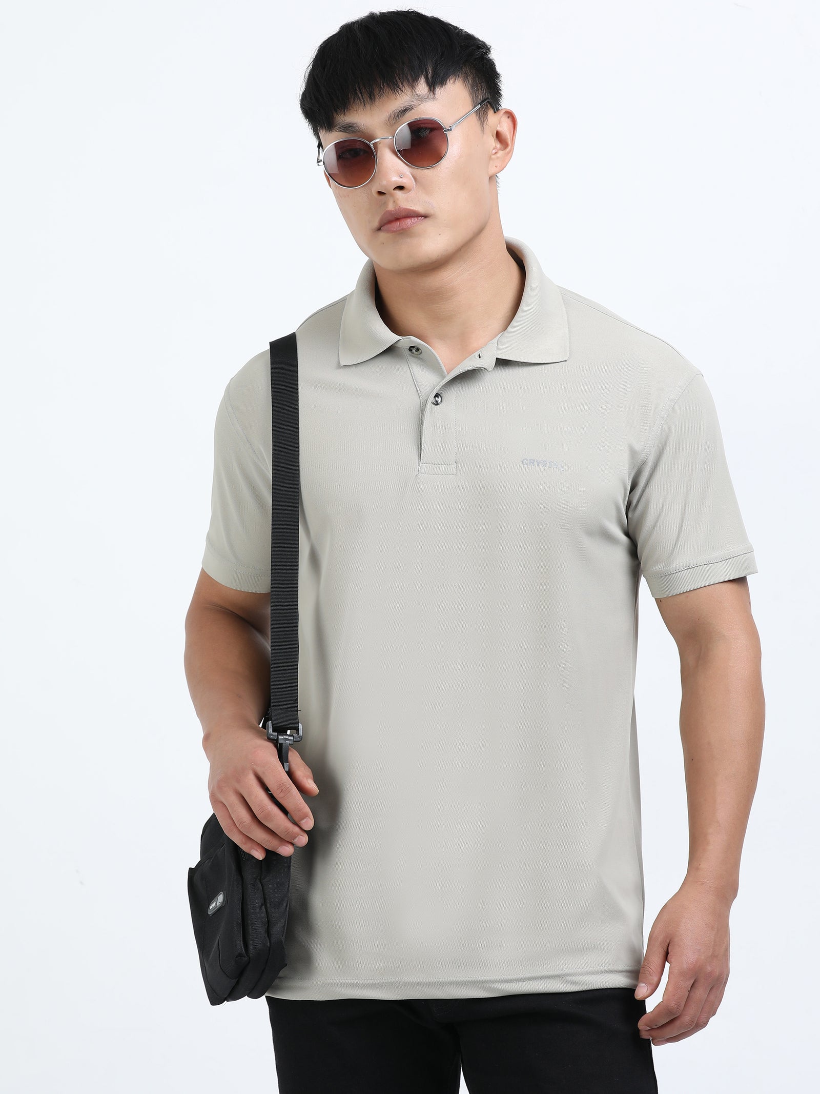 DK 01 Driknit Microfiber Polo Tshirt - Aluminium