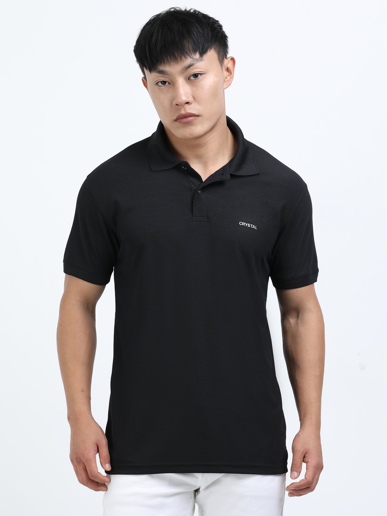 DK 01 Driknit Microfiber Polo Tshirt - Black