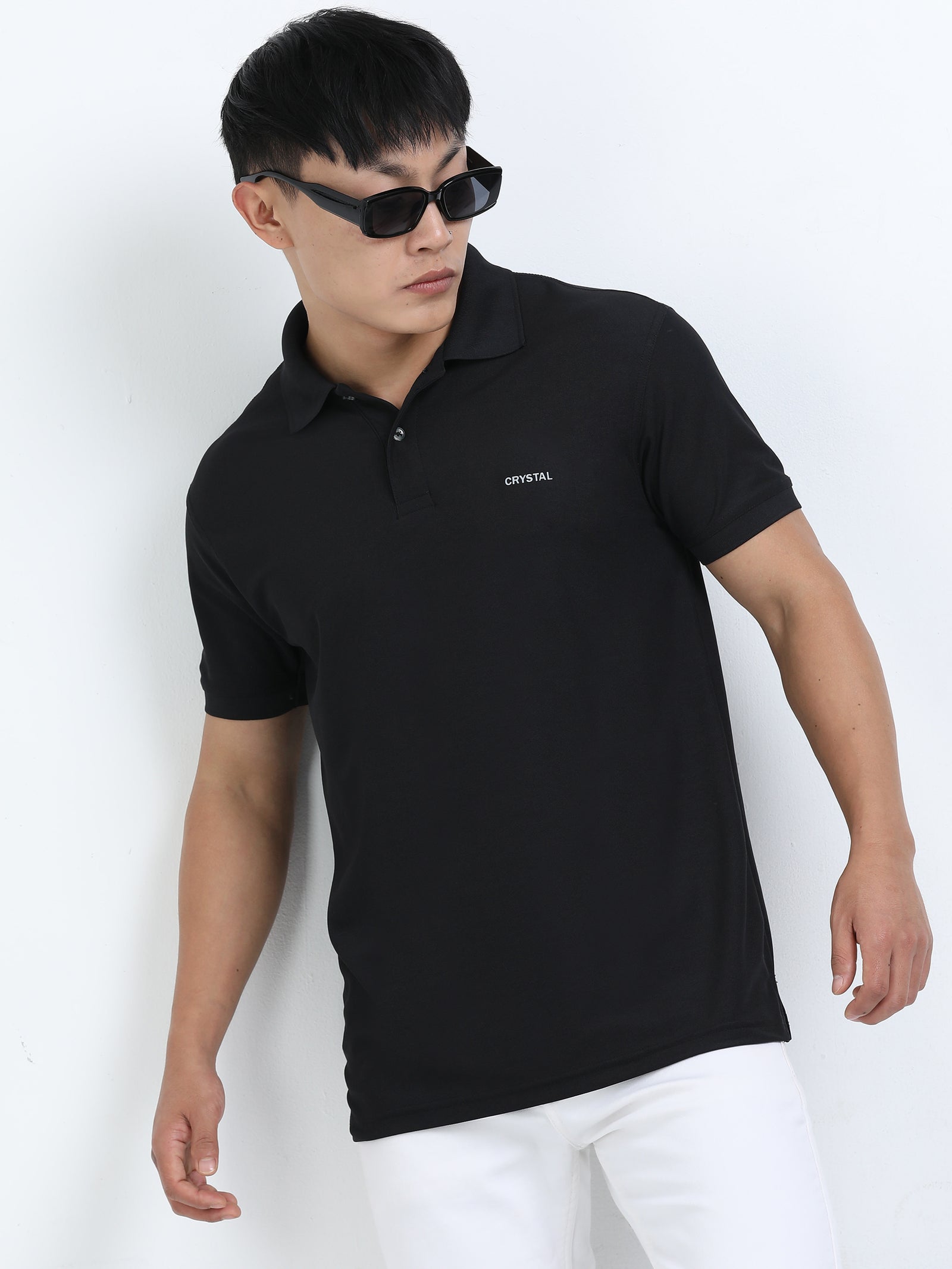 DK 01 Driknit Microfiber Polo Tshirt - Black