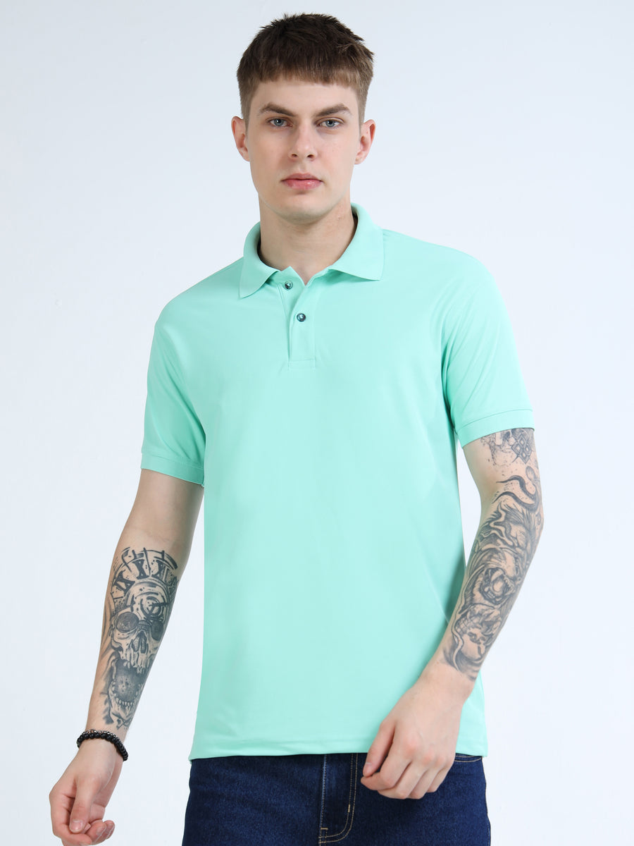 DK 01 Driknit Microfiber Polo Tshirt - Ice Green