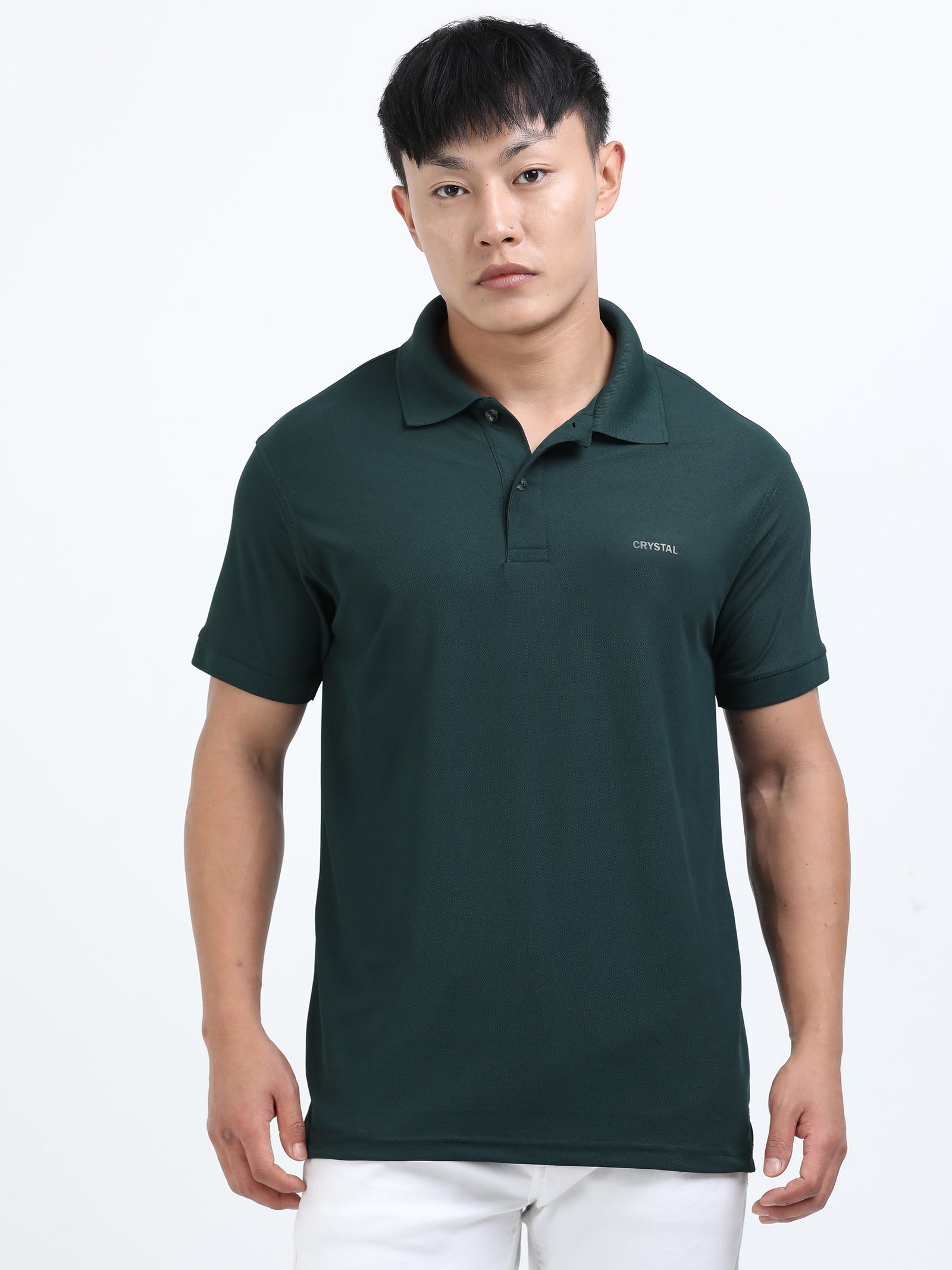 DK 01 Driknit Microfiber Polo Tshirt - Pine Green