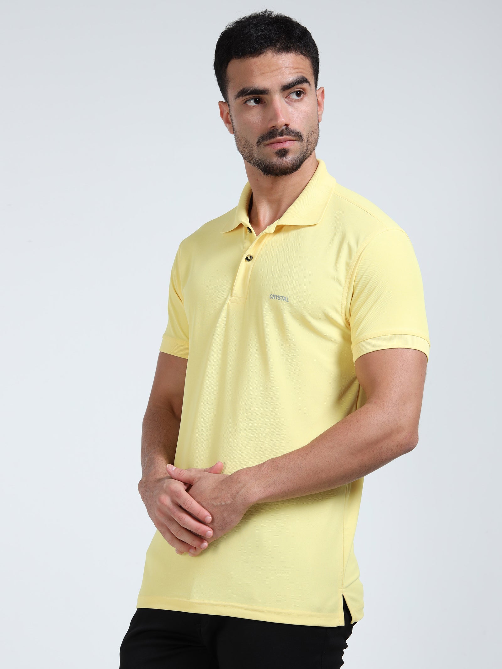 DK 01 polo t-shirt-Sunshine Yellow