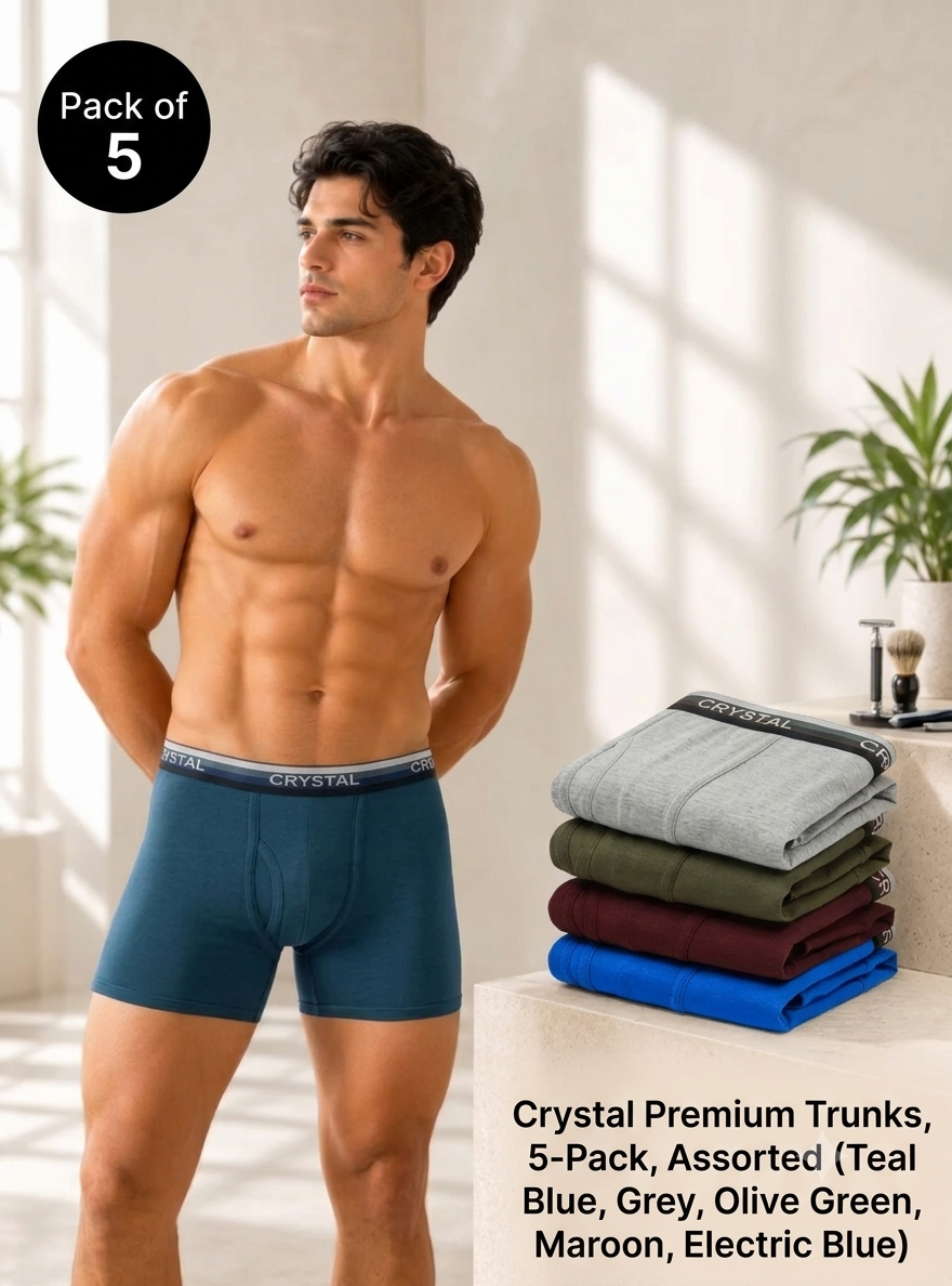 Alpha Trunks OE-Assorted  (Pack of 5)