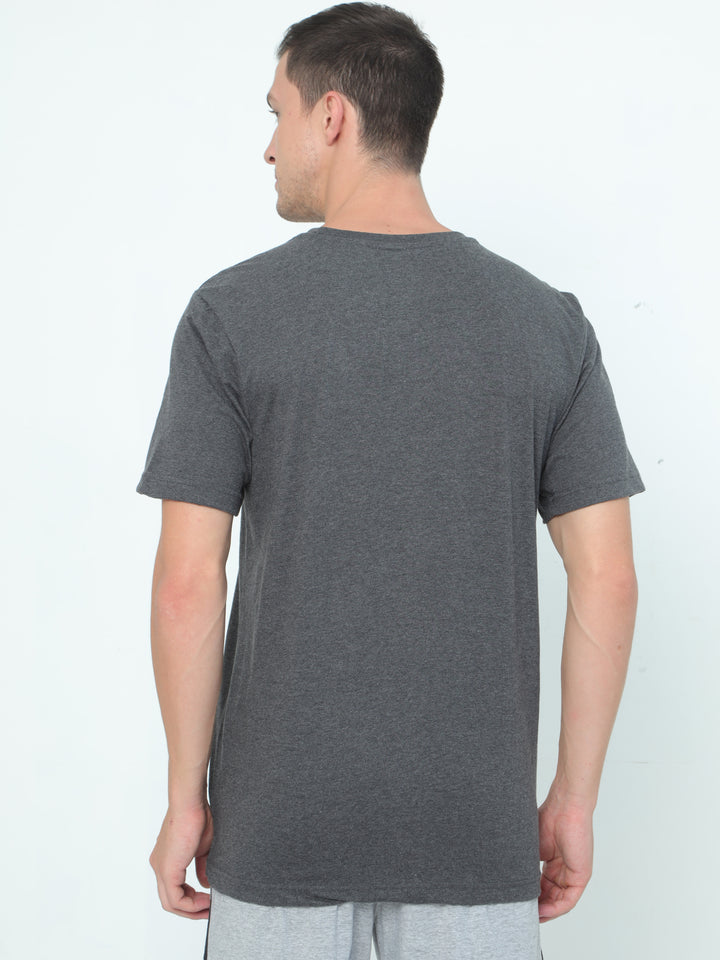 LE 03 Crew T-shirt - Charcoal Melange