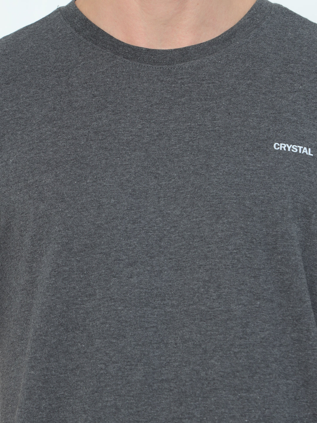 Crew T-Shirt - Charcoal Melange