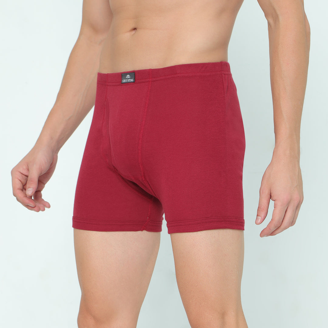 Silver Trunk - Maroon
