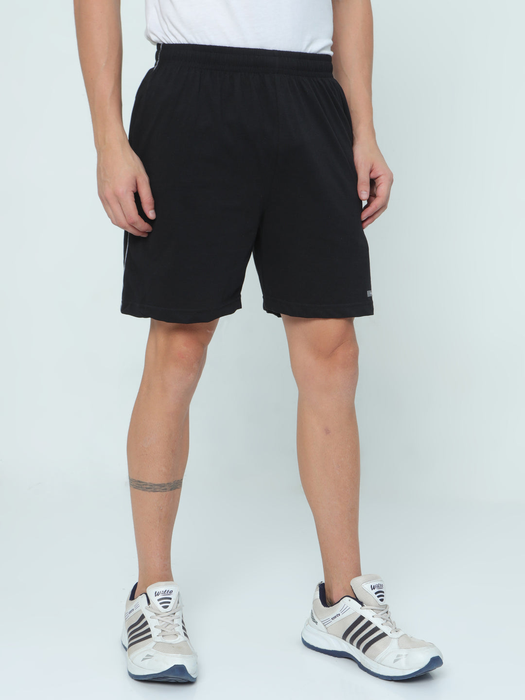 Knit Shorts-Black