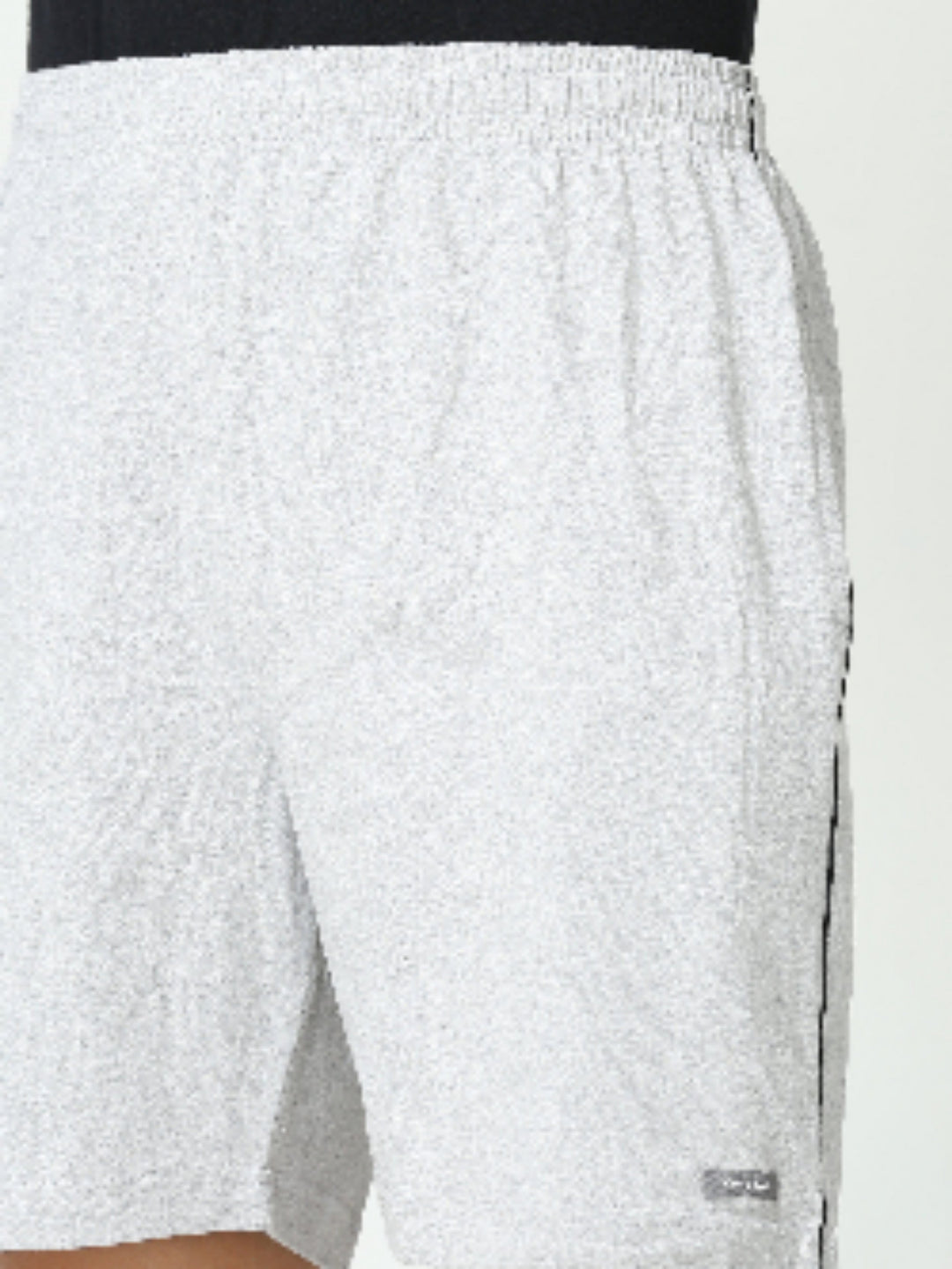 Knit Shorts-Grey melange