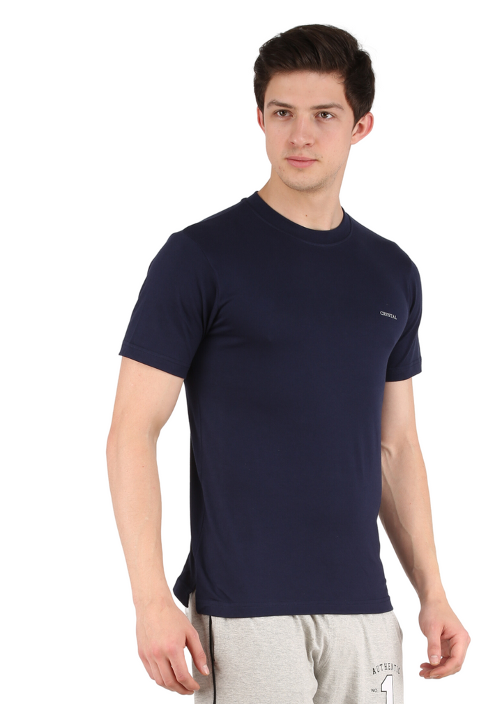 LE03 Crew T-Shirt - Navy-2