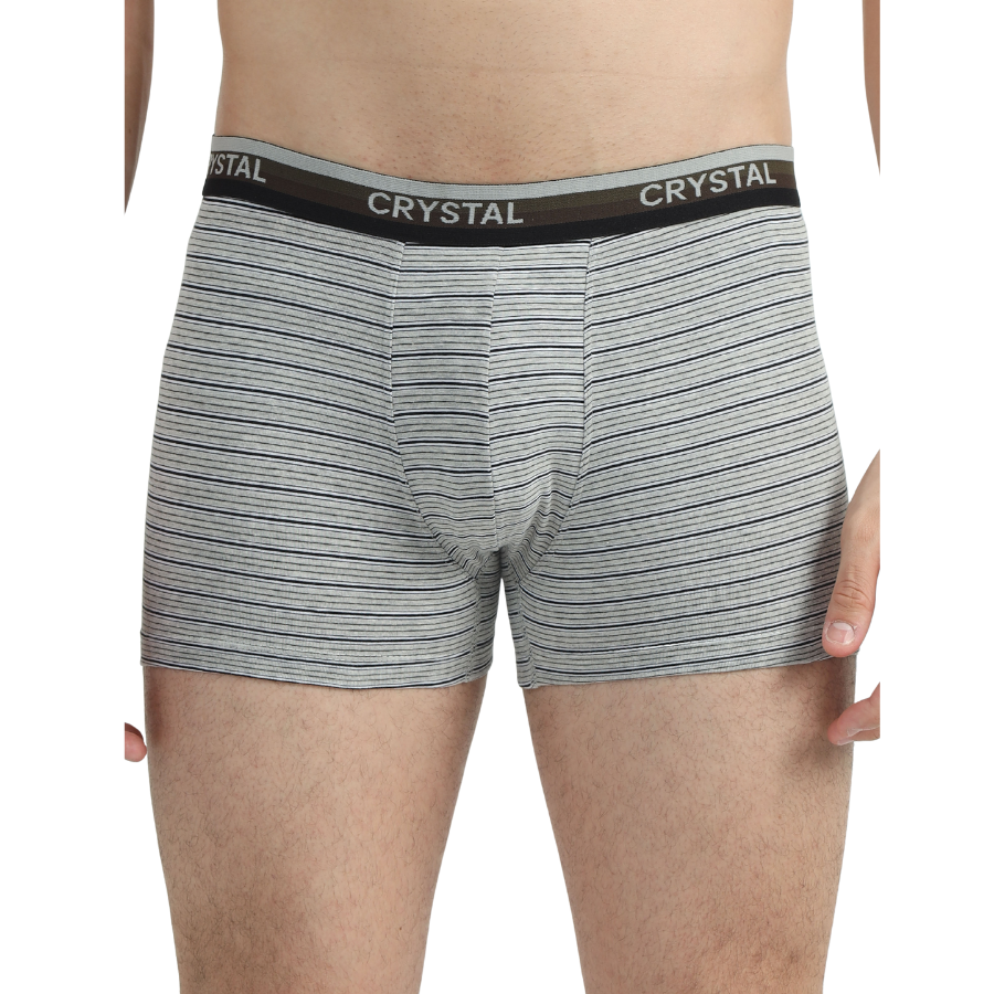 Stripo Cotton Elastane Stretch Trunks - Assorted (Pack of 2)