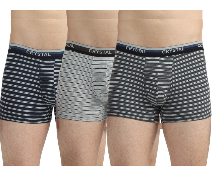 Stripo Stretch  Trunks  - Assorted (Pack of 3)