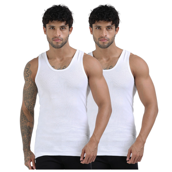 CA 302 Rib Sleeveless Vest  RN (Pack of 2)
