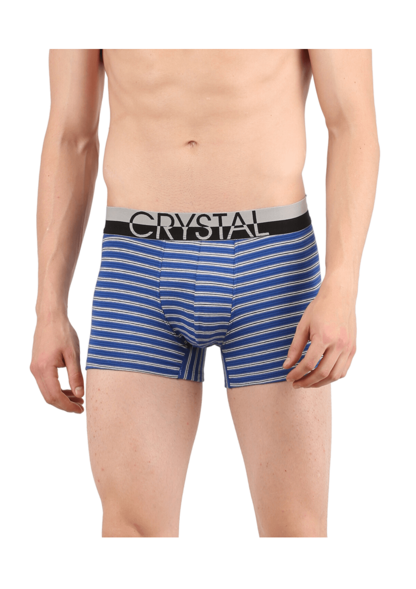 Stripo Cotton Elastane Stretch Trunks - Assorted
